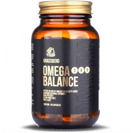 Grassberg Omega 3-6-9 Balance 1000 мг / 90 гел капсули