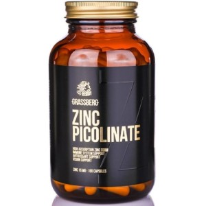 Grassberg Zinc Picolinate 15 мг / 180 капсули