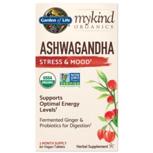 Garden Of Life Mykind Organics | Ashwagandha 600 мг / 60 таблетки