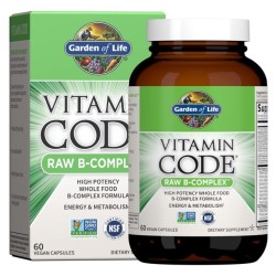 Garden Of Life Vitamin Code / RAW B-Complex 60 капсули Garden Of Life Vitamin Code / RAW B-Complex 60 капсули