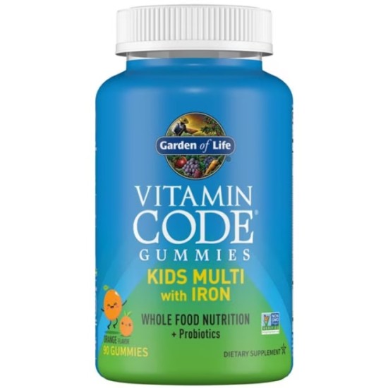 Garden Of Life Vitamin Code Kids Multi with Iron Gummies 90 желирани бонбони на изгодни цени Garden Of Life Vitamin Code Kids Multi with Iron Gummies 90 желирани бонбони на супер цена