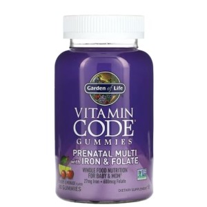Garden Of Life Vitamin Code Prenatal Multi with Iron & Folate Gummies 90 желирани бонбони