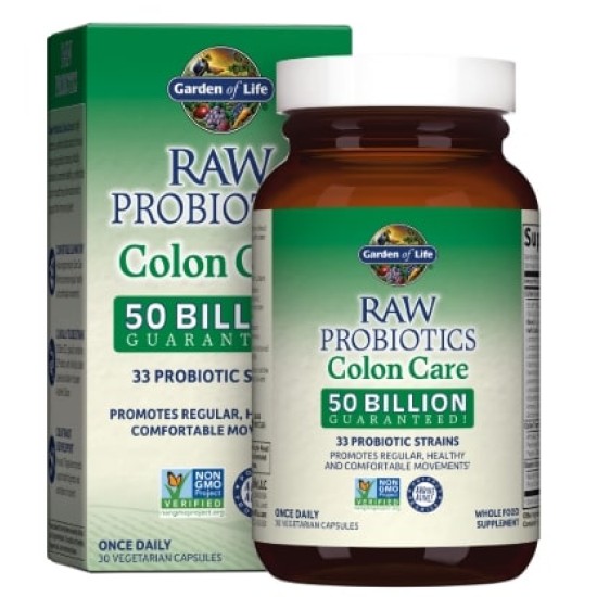 Garden Of Life Raw Probiotics | Colon Care 30 капсули на супер цена