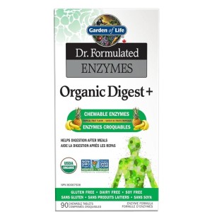 Garden Of Life Dr. Formulated Organic Digest+ 90 Дъвчащи таблетки