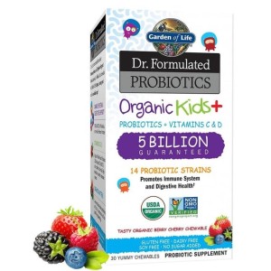 Garden Of Life Dr. Formulated Probiotics Organic Kids+ 30 Дъвчащи таблетки