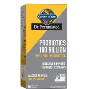 Garden Of Life Dr. Formulated Probiotics | with 100 Billion Active Cells 30 капсули