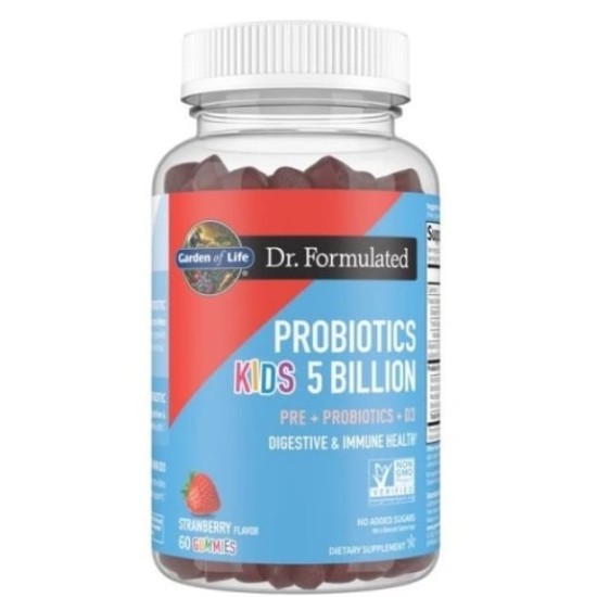 Garden Of Life Dr. Formulated Probiotics Kids 5 Billion Gummies 60 желирани бонбони на супер цена