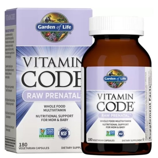 Garden Of Life Vitamin Code / RAW Prenatal 180 капсули на супер цена