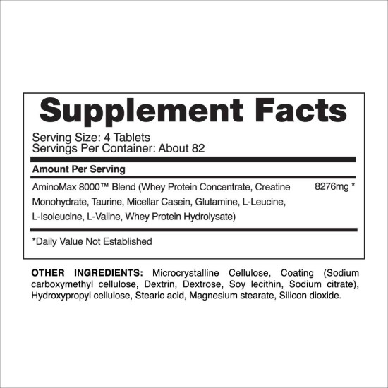 Gaspari Nutrition AminoMax 8000 / 325 таблетки на супер цена
