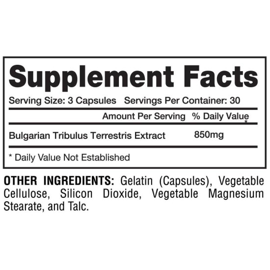 Gaspari Nutrition Bulgarian Tribulus 90% 850 мг / 90 капсули на супер цена