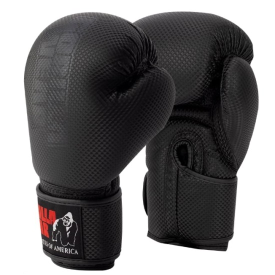 Gorilla Wear Боксови ръкавици Montello Boxing Gloves – Black на супер цена