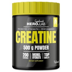 HERO.LAB Creatine Monohydrate Powder 500 гр / 200 дози