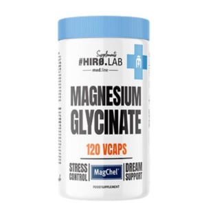 Hero.Lab Magnesium Glycinate | MagChel® Bisglycinate + Vitamin B6 120 капсули
