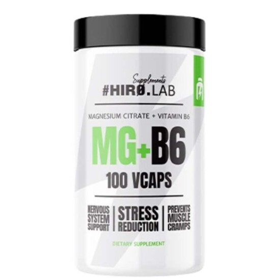 Hero.Lab MG + B6 | Magnesium Citrate + B6 100 капсули на изгодни цени Hero.Lab MG + B6 | Magnesium Citrate + B6 100 капсули на супер цена
