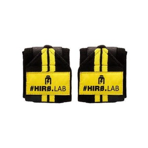 HIRO.LAB Wrist Wraps Black And Yellow