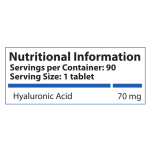 HS Labs Hyaluronic Acid 70 мг / 90 табс на супер цена