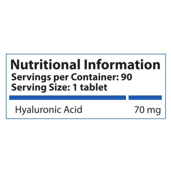 HS Labs Hyaluronic Acid 70 мг / 90 табс на супер цена