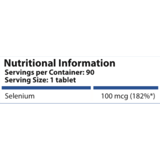 HS Labs SELENIUM 100 MCG - 90 TABLETS на супер цена