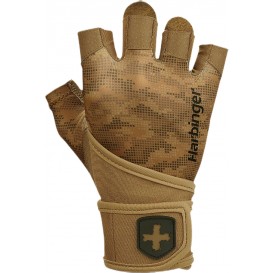Harbinger Мъжки Ръкавици Pro Wrist Wraps 2.0 / с накитници - Tan Camo