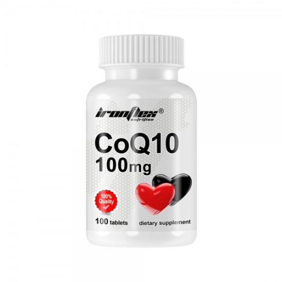 IronFlex Coenzyme Q10 100 мг / 100 таблетки / 100 дози на супер цена