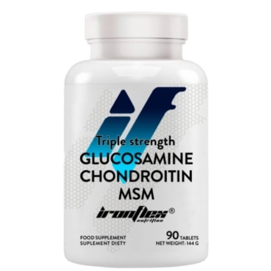 IronFlex Glucosamine Chondroitin MSM - 90 таблетки на изгодни цени IronFlex Glucosamine Chondroitin MSM - 90 таблетки на супер цена