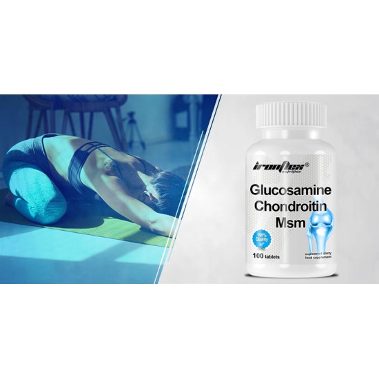 IronFlex Glucosamine Chondroitin MSM - 90 таблетки на изгодни цени IronFlex Glucosamine Chondroitin MSM - 90 таблетки на супер цена