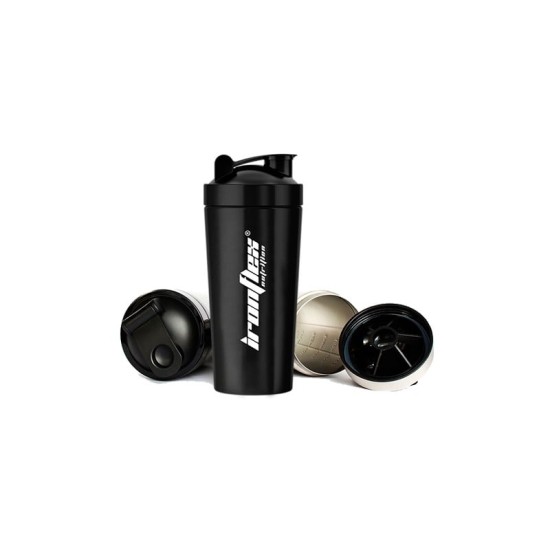 IronFlex Steel Shaker 750 мл Black на супер цена