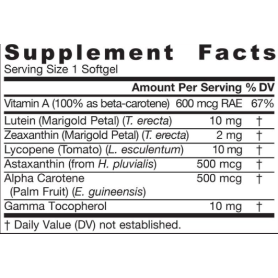 Jarrow Formulas CarotenALL® 60 гел-капсули на супер цена