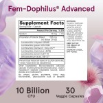 Jarrow Formulas Fem-Dophilus Advanced 10 Billion CFU 30 капсули на супер цена