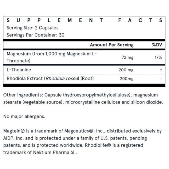 Jarrow Formulas MagMind Stress Resistance - Формула за Мозъка 60 капсули на супер цена