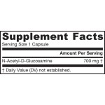 Jarrow Formulas N-A-G 700 мг - N-Acetyl Glucosamine 120 капсули на супер цена