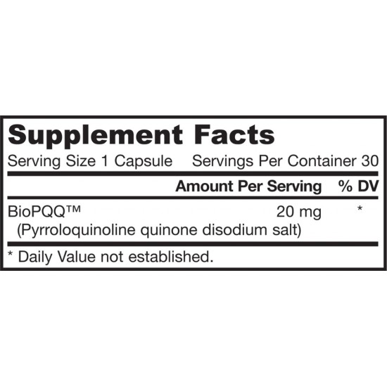 Jarrow Formulas PQQ (пиролохинолин хинон) 30 капс/20 мг на супер цена