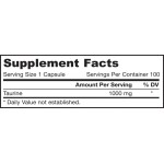 Jarrow Formulas Taurine (таурин)- 100 капс / 1000 мг на супер цена
