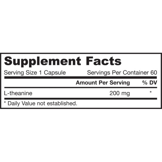 Jarrow Formulas Theanine (л-теанин) 60 капс./ 200 мг на супер цена