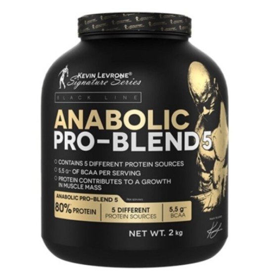Kevin Levrone Black Line / Anabolic Pro Blend 5 2000 гр Ванилия на супер цена