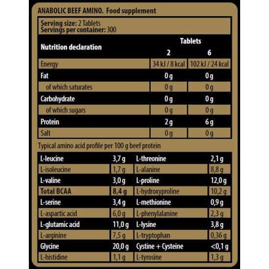 Kevin Levrone Anabolic Beef Amino 600 таблетки на супер цена