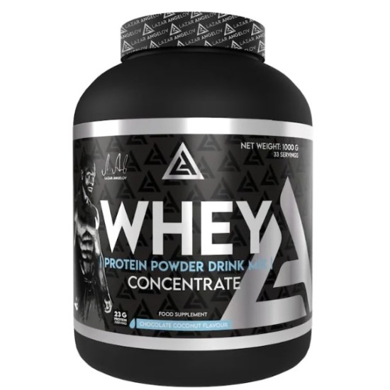 Lazar Angelov Nutrition LA Whey Protein Powder Drink Mix | Concentrate 1000 гр на супер цена