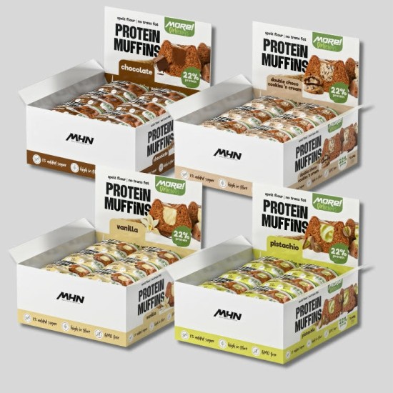 MHN | More Healthy Nutrition Protein Muffin 4 boxes 12x60 гр на супер цена