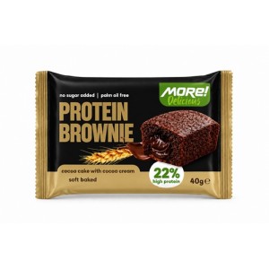 MHN | More Healthy Nutrition Protein Brownie with Zero Added Sugar 22% High Protein 40 гр