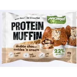 MHN | More Healthy Nutrition MORE Delicious Protein Muffin Double Choco Cookie Cream 60 гр MHN | More Healthy Nutrition MORE Delicious Protein Muffin Double Choco Cookie Cream 60 гр