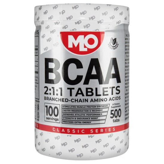MLO Classic BCAA 2:1:1 500 tabs / 100 дози на супер цена