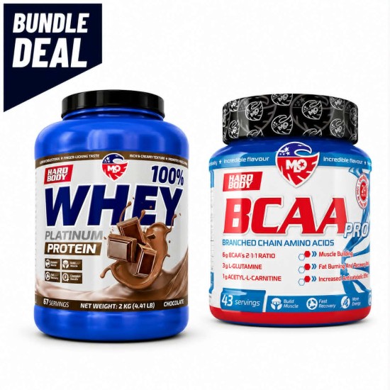 PROMO STACK MLO 100% Whey Platinum Protein + MLO BCAA Pro 2:1:1 Powder на супер цена