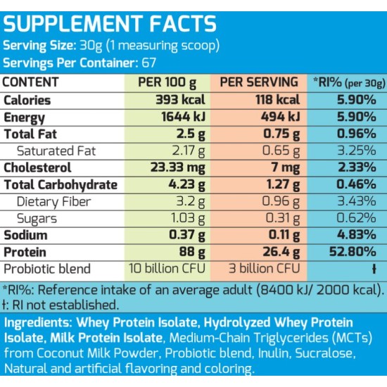 MLO 100% ISO Platinum Protein 2000 гр на изгодни цени MLO 100% ISO Platinum Protein 2000 гр на супер цена