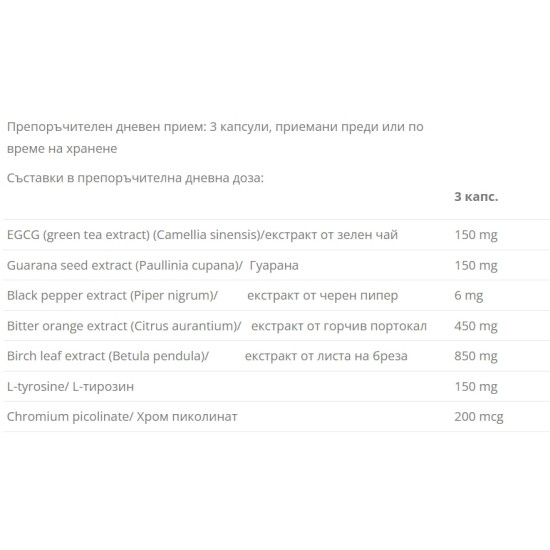 PROMO Carb Blocker Formula 90 капсули + Fat Burner Burn baby burn 90 капсули на супер цена