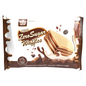 Miss And Mr Fit ZERO Sugar Waffles 40 g Cacao