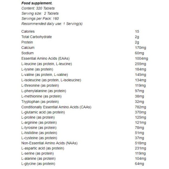 Muscletech Platinum 100% Amino 2300 / 320 таблетки на супер цена