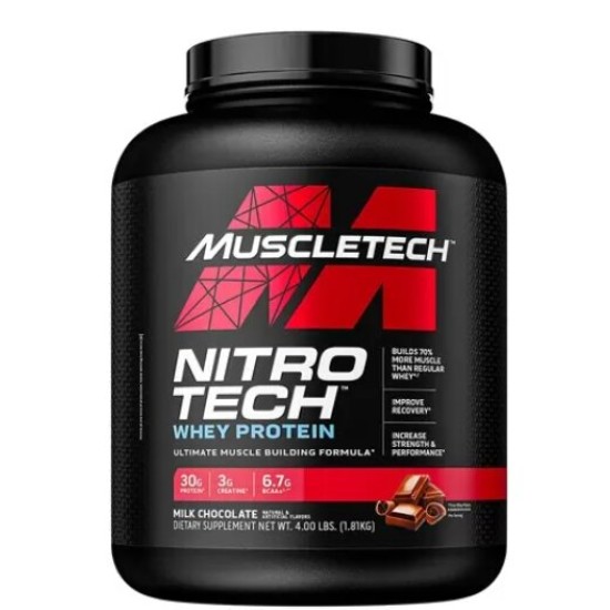 Muscletech NITRO TECH 1800 гр на изгодни цени Muscletech NITRO TECH 1800 гр на супер цена