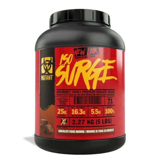 Mutant Iso Surge 2270 гр Chocolate Fudge Brownie на супер цена