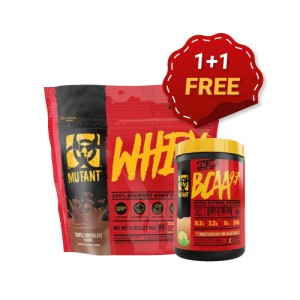 MUTANT 1+1 FREE Whey 2270 гр + BCAA 9.7 / 30 дози