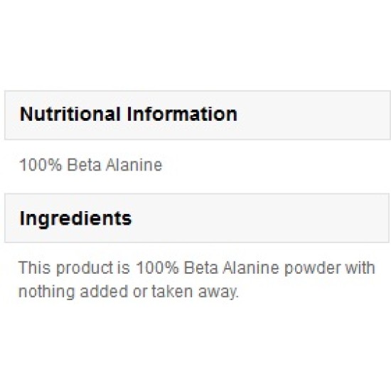MyProtein Beta Alanine 250  гр на супер цена